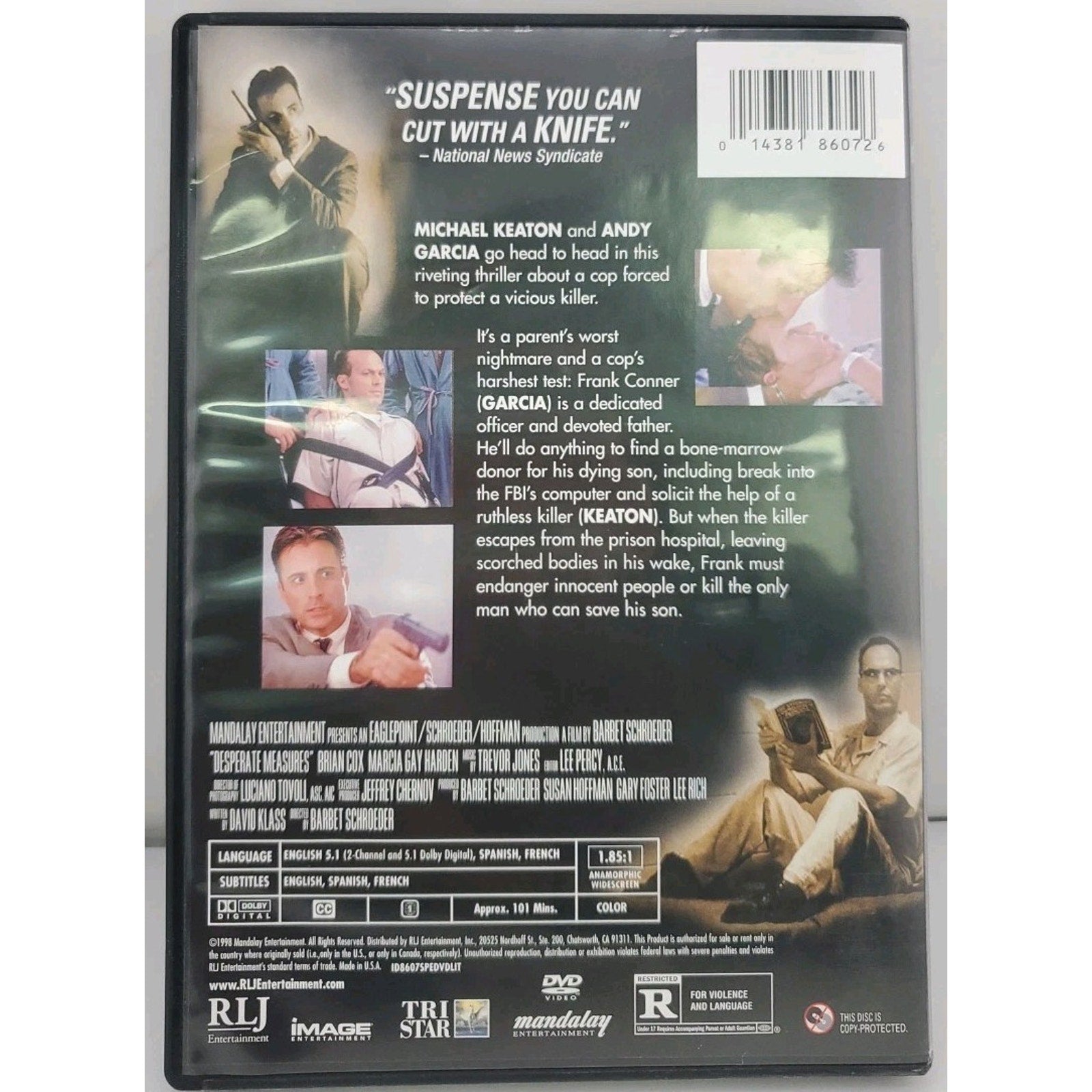 Desperate Measures (DVD, 1998)