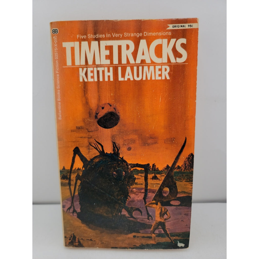 Timetracks by Keith Laumer - Science Fiction Paperback Ballantine 1972 1st Print
