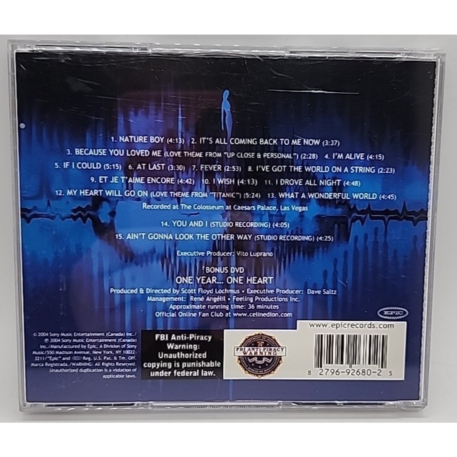 New Day-Live in Las Vegas by Celine Dion (CD, 2004)