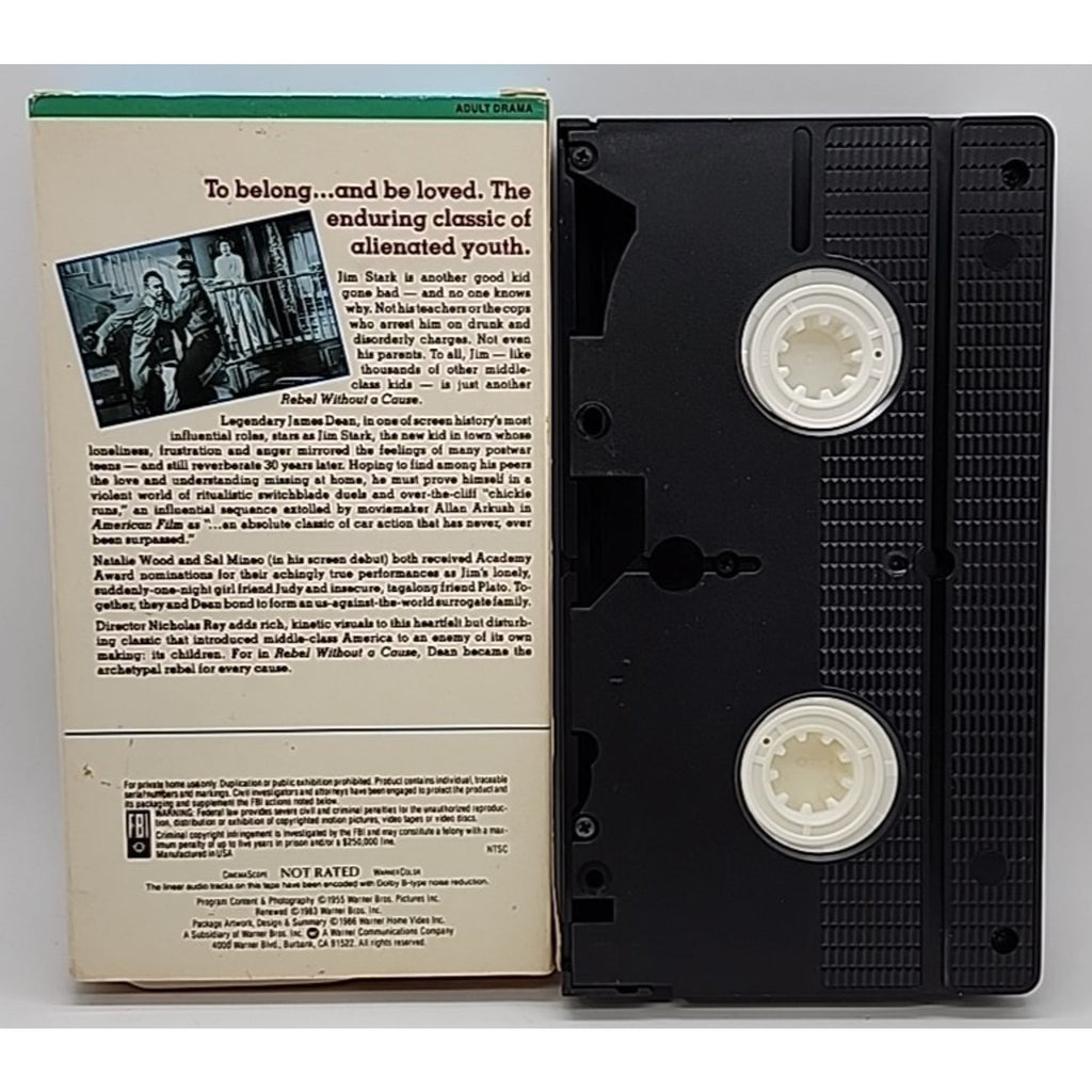 Rebel Without a Cause (VHS, 1990)