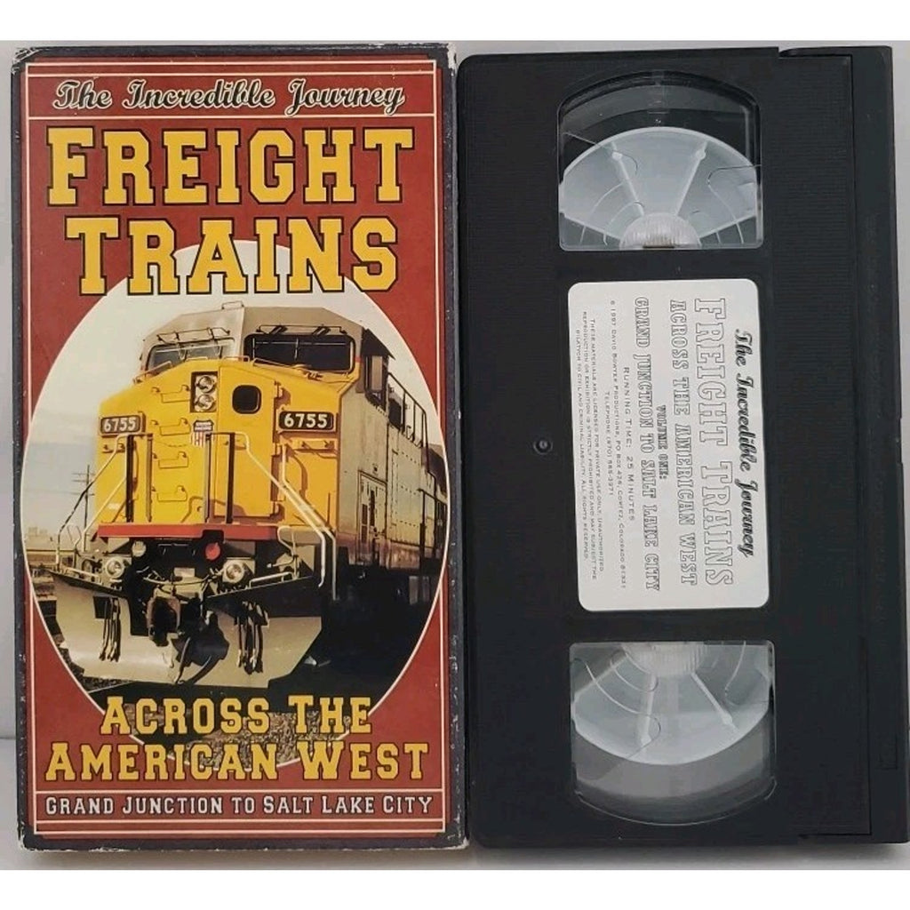 Freight Trains Across The American West VHS - Grand Junction To Salt Lake