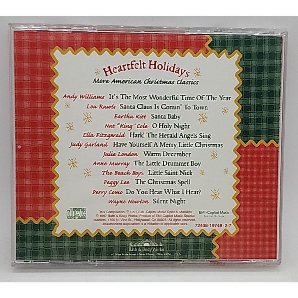 Heartfelt Holidays More American Christmas Classics (CD)