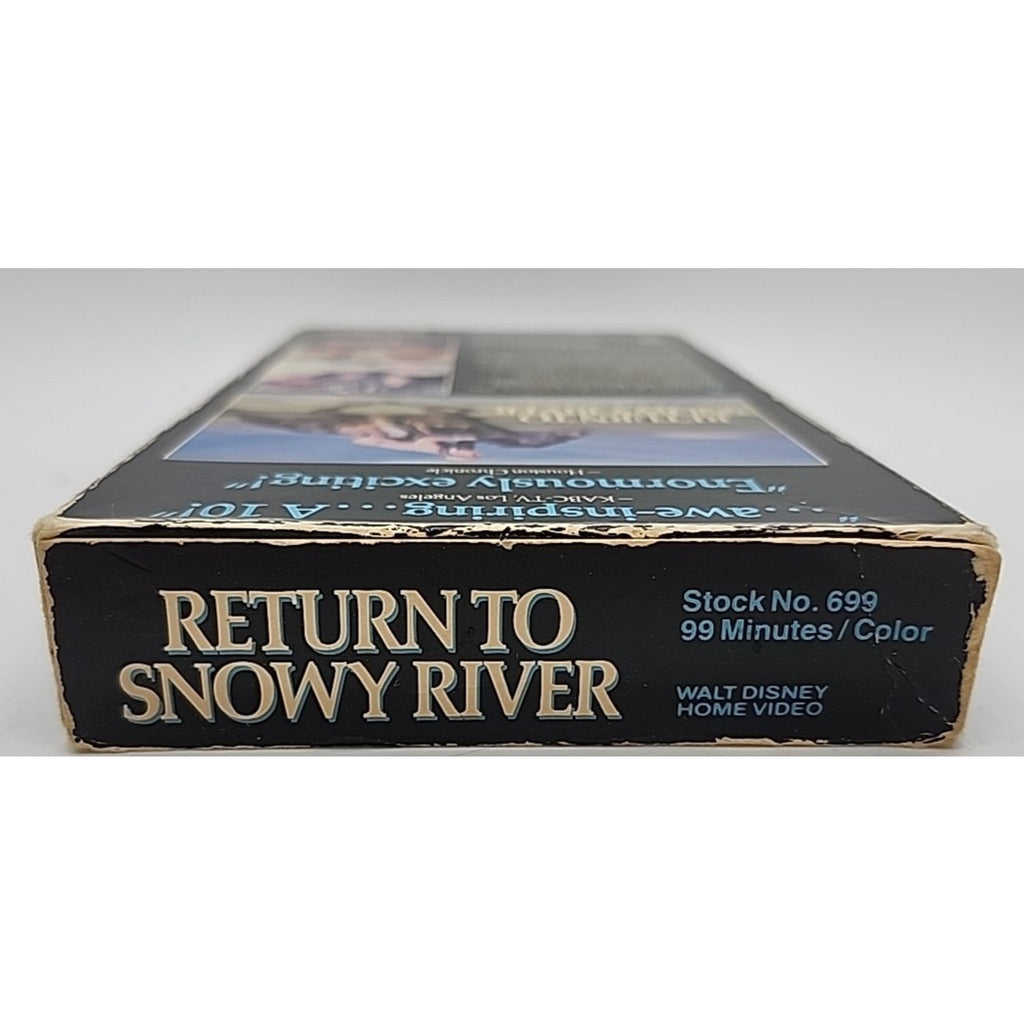 Return to Snowy River (VHS) Sticker Label