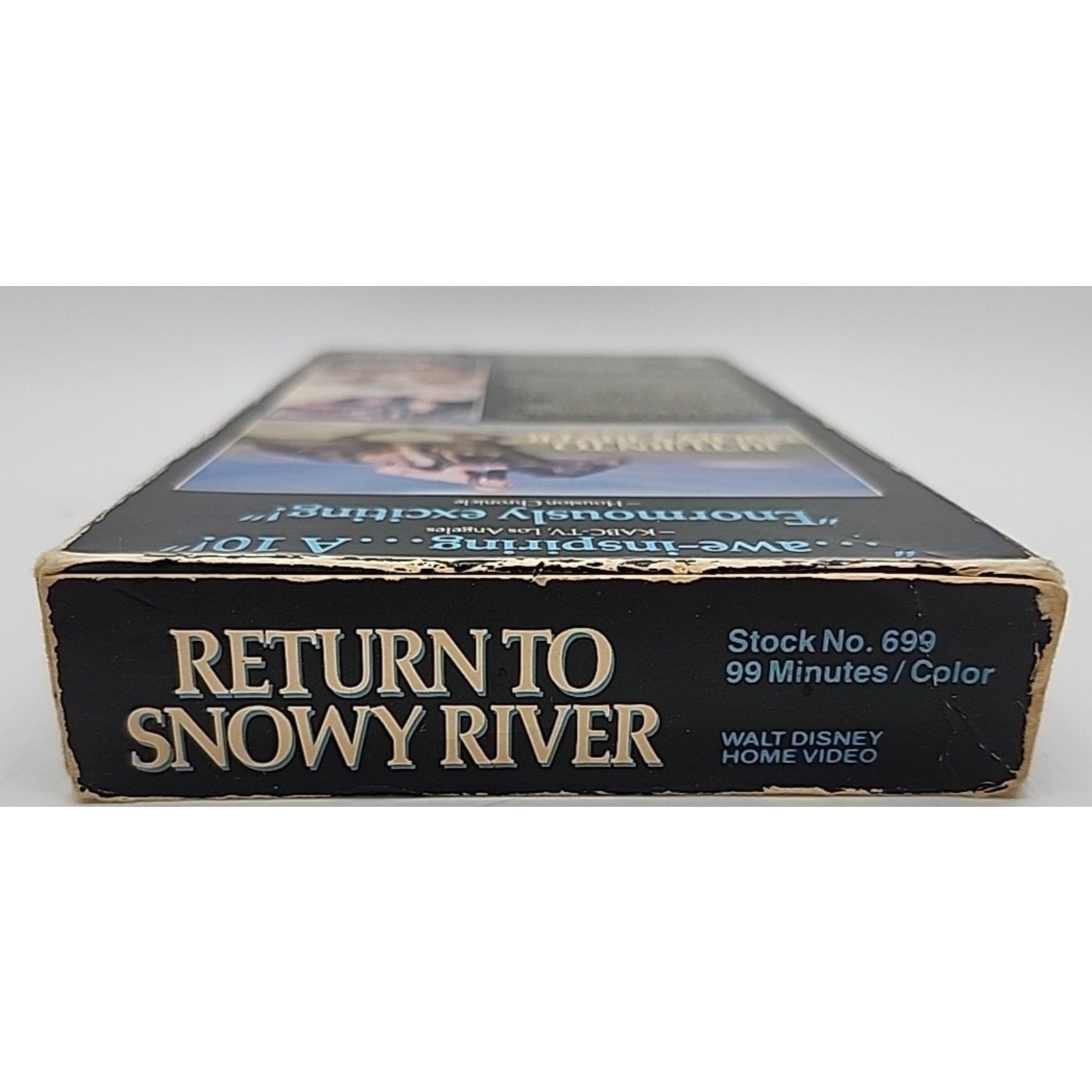 Return to Snowy River (VHS) Sticker Label