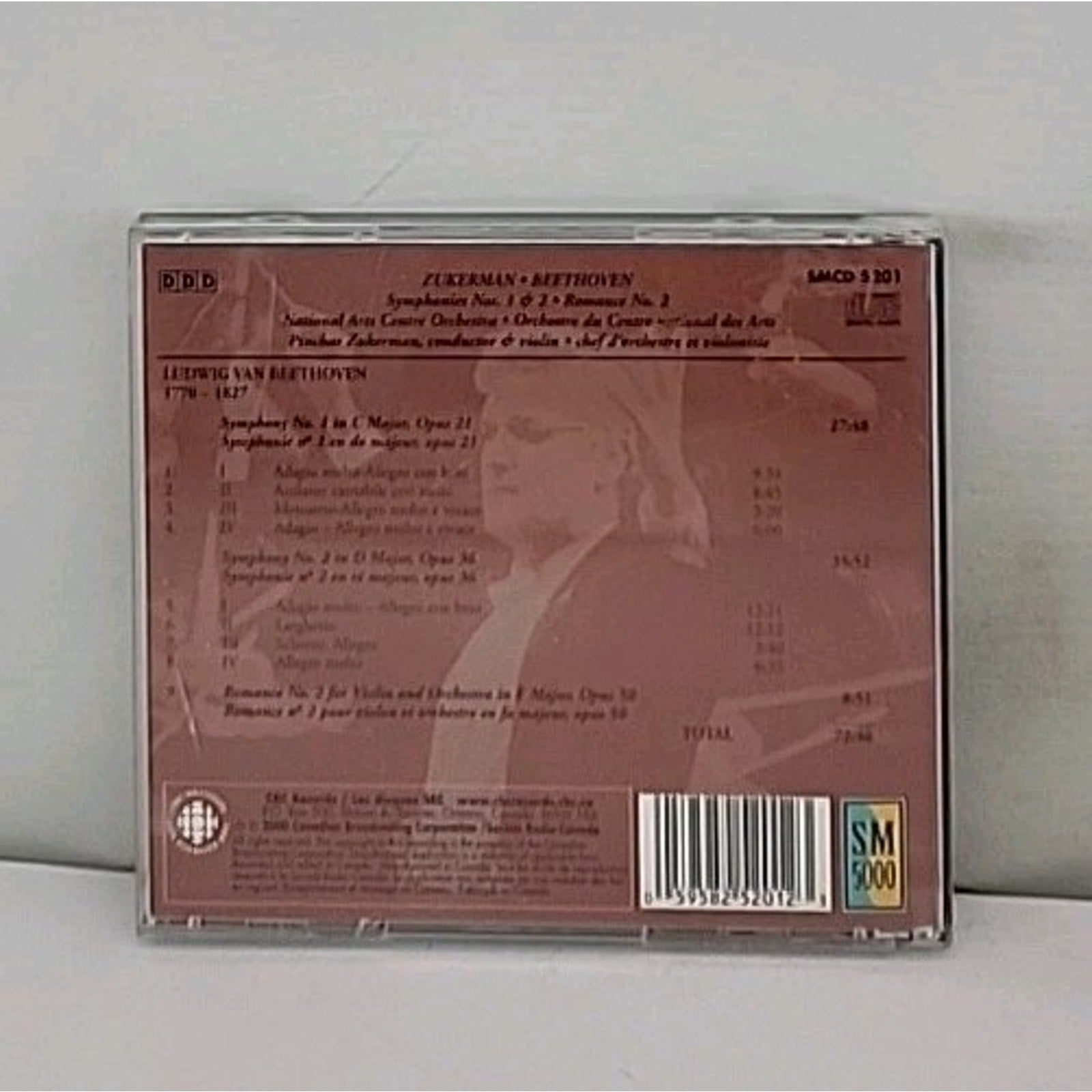 Sym 1/2 by Ludwig van Beethoven (CD, 2000)