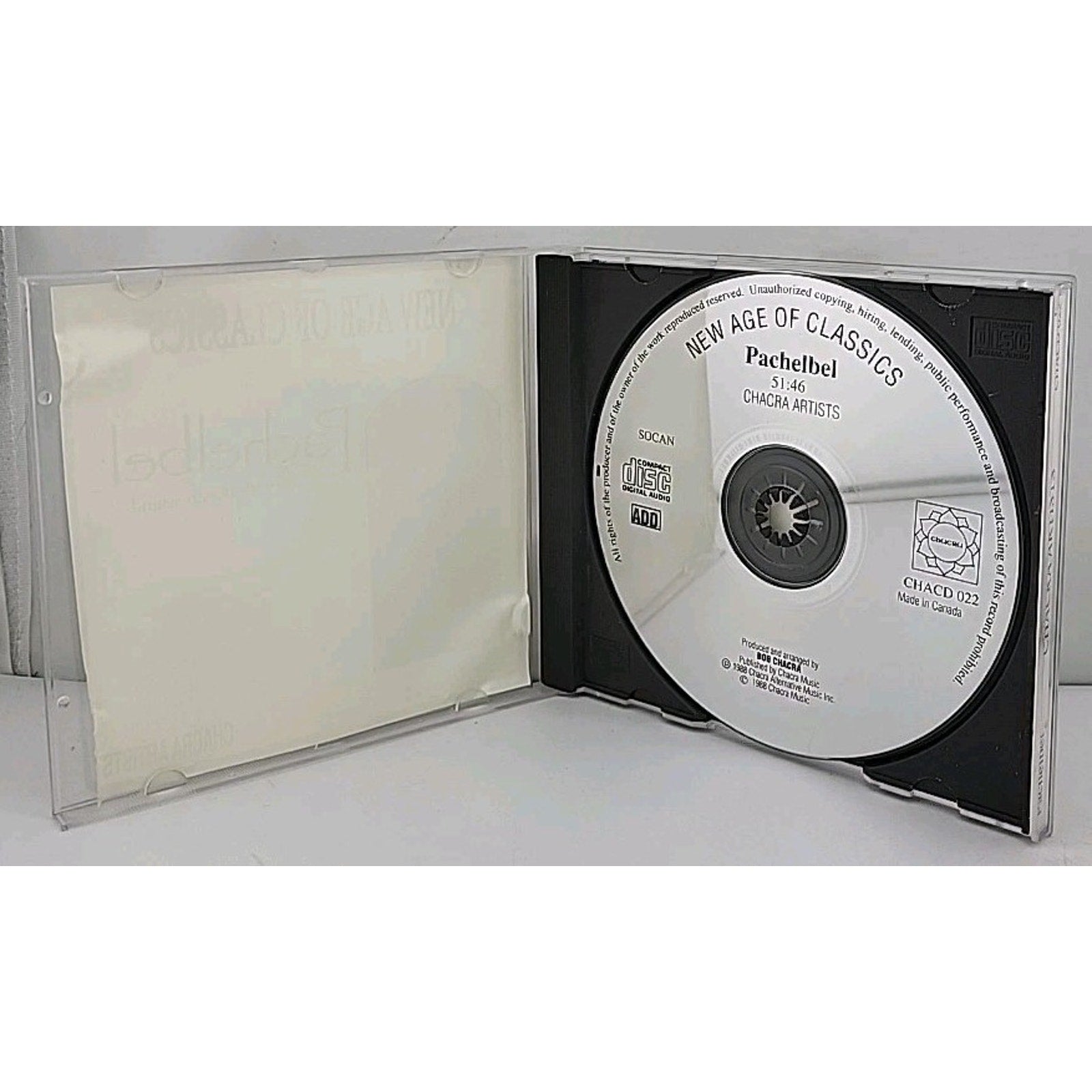 Pachelbel with Ocean Sounds by Chacra Artists (CD, Nov-1995, Chacra Artists)