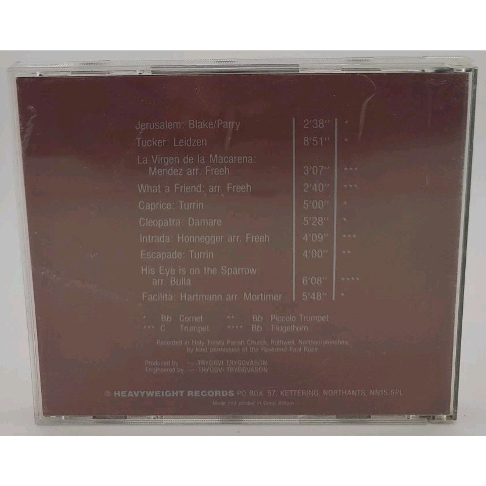 Solo Brass Series Volume 1 - Philip Smith Escapade Rigid Containers Group (CD)