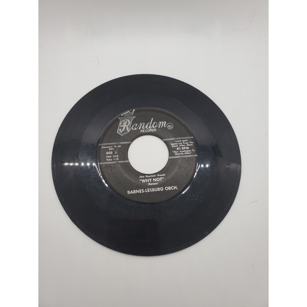 Barnes -Lesburg Orch - Peruvian Paperboy/Why Not