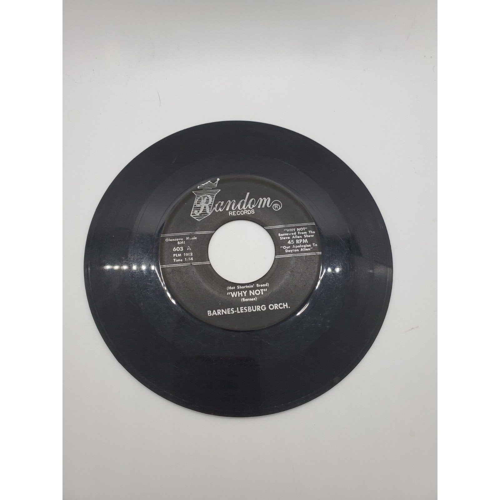 Barnes -Lesburg Orch - Peruvian Paperboy/Why Not
