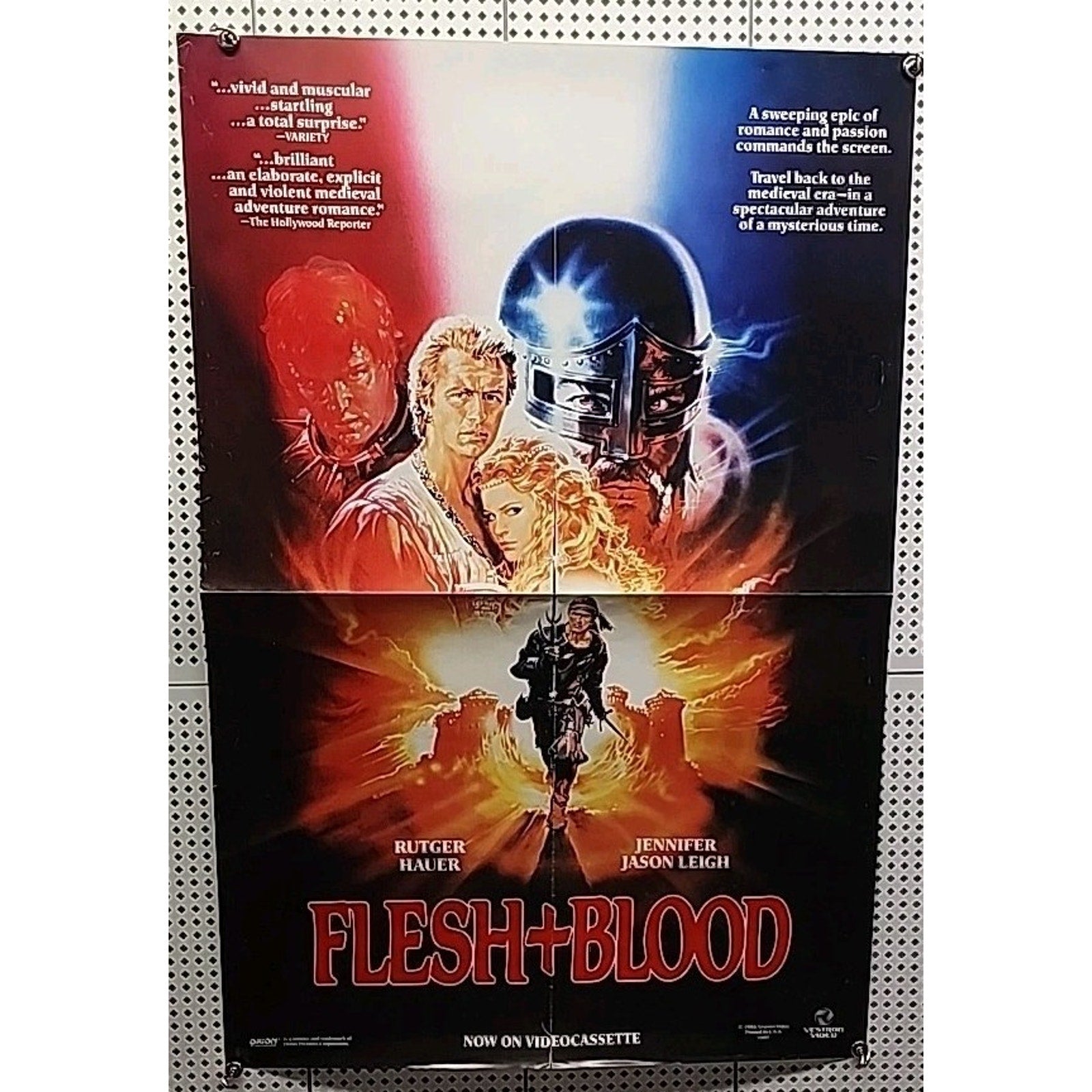 Flesh + Blood Movie Poster Home 36x24