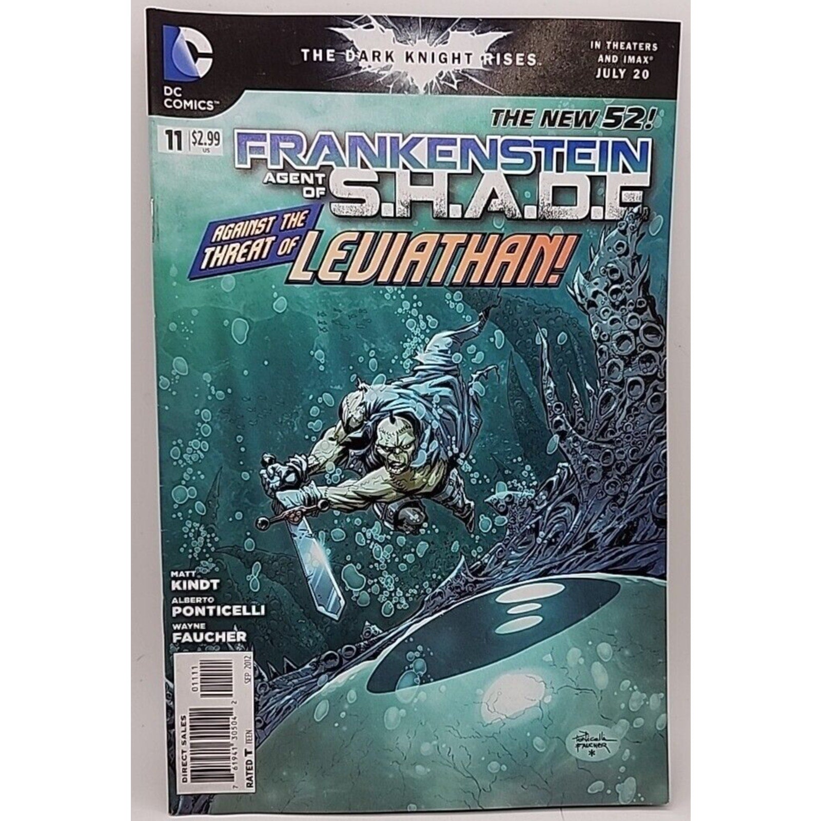 DC Comics! Frankenstein! Agent of S.H.A.D.E! #11 Sept 2012