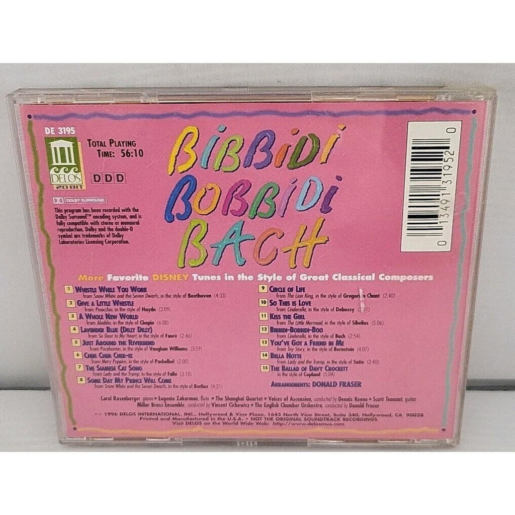 Bibbidi Bobbidi Bach by Bach (CD, 1996)