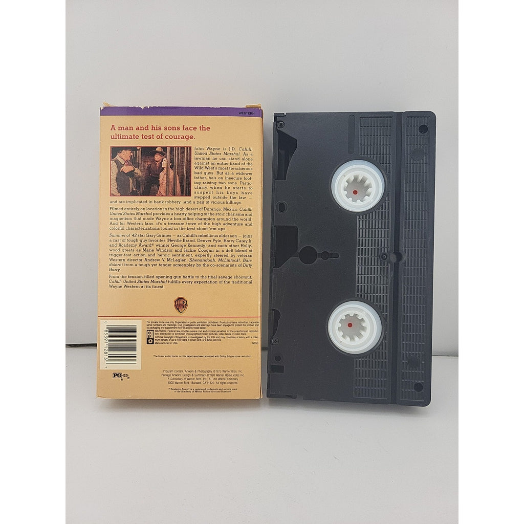 Cahill - U.S. Marshal (VHS, 1995)