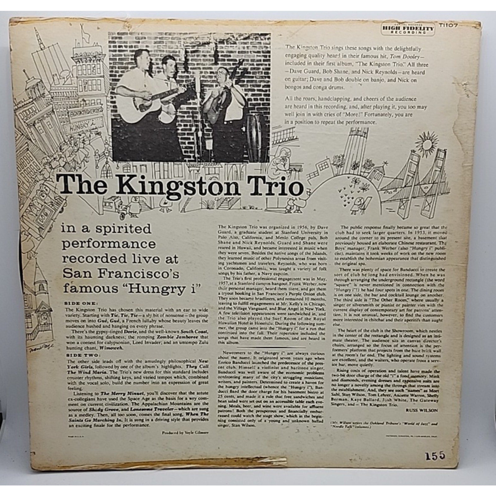 From The Hungry I The Kingston Trio (Record)