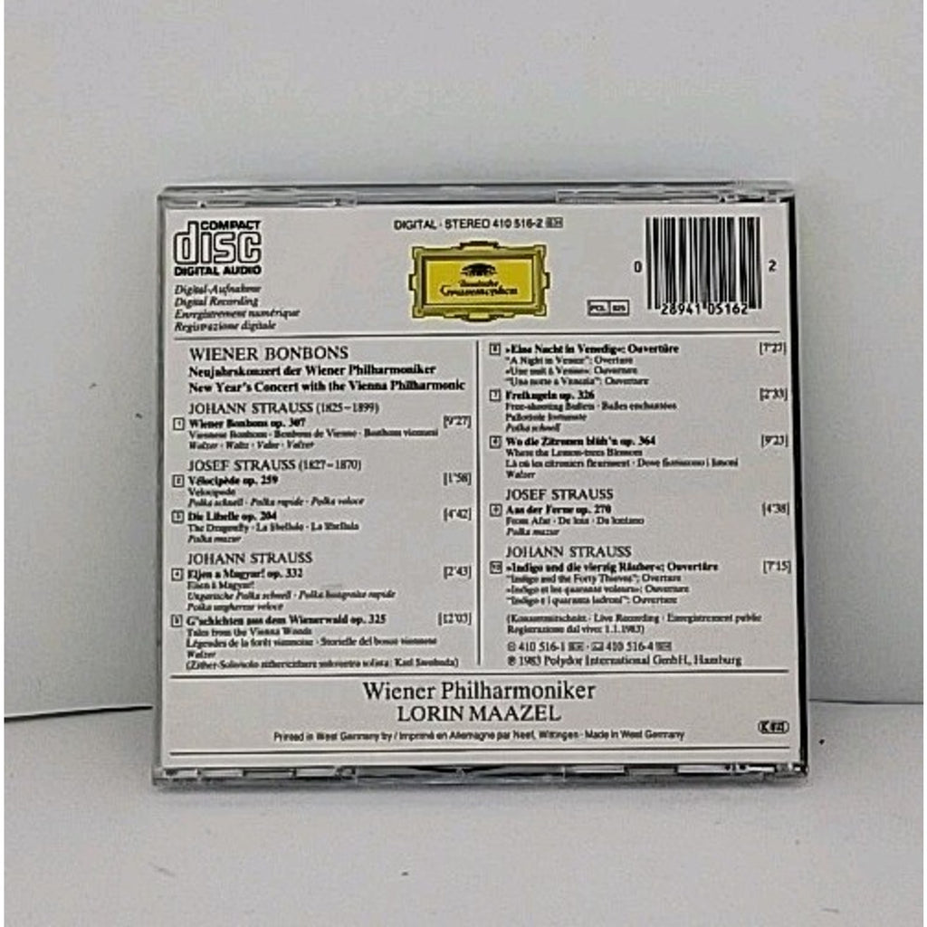 Wiener Bonbons New Year's Concert 1983 Wiener Philharmoniker Lorin Maazel CD