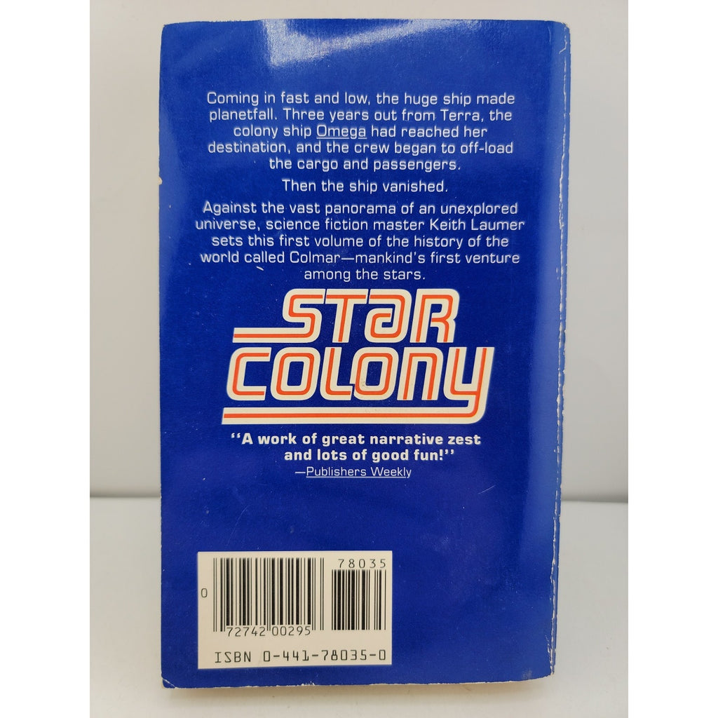 Keith Laumer Star Colony Vintage Scifi Paperback Book 1983 Ace 4th Print