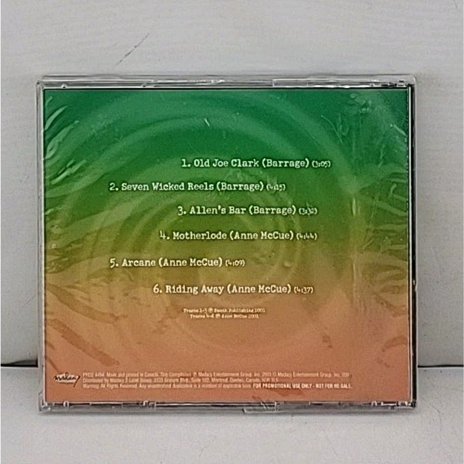 Caffrey's Genuine Drought Sampler CD *Brand New*