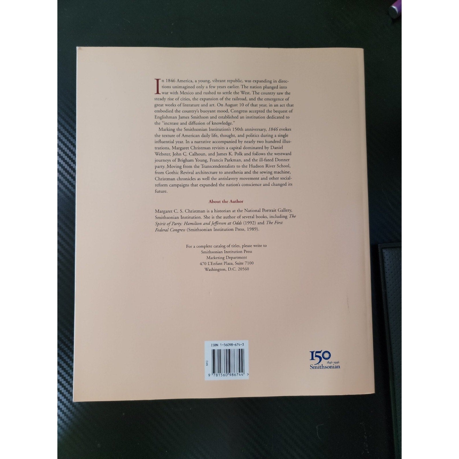 1846 : Portrait of the Nation by Margaret C. Christman (1996, Trade Paperback)