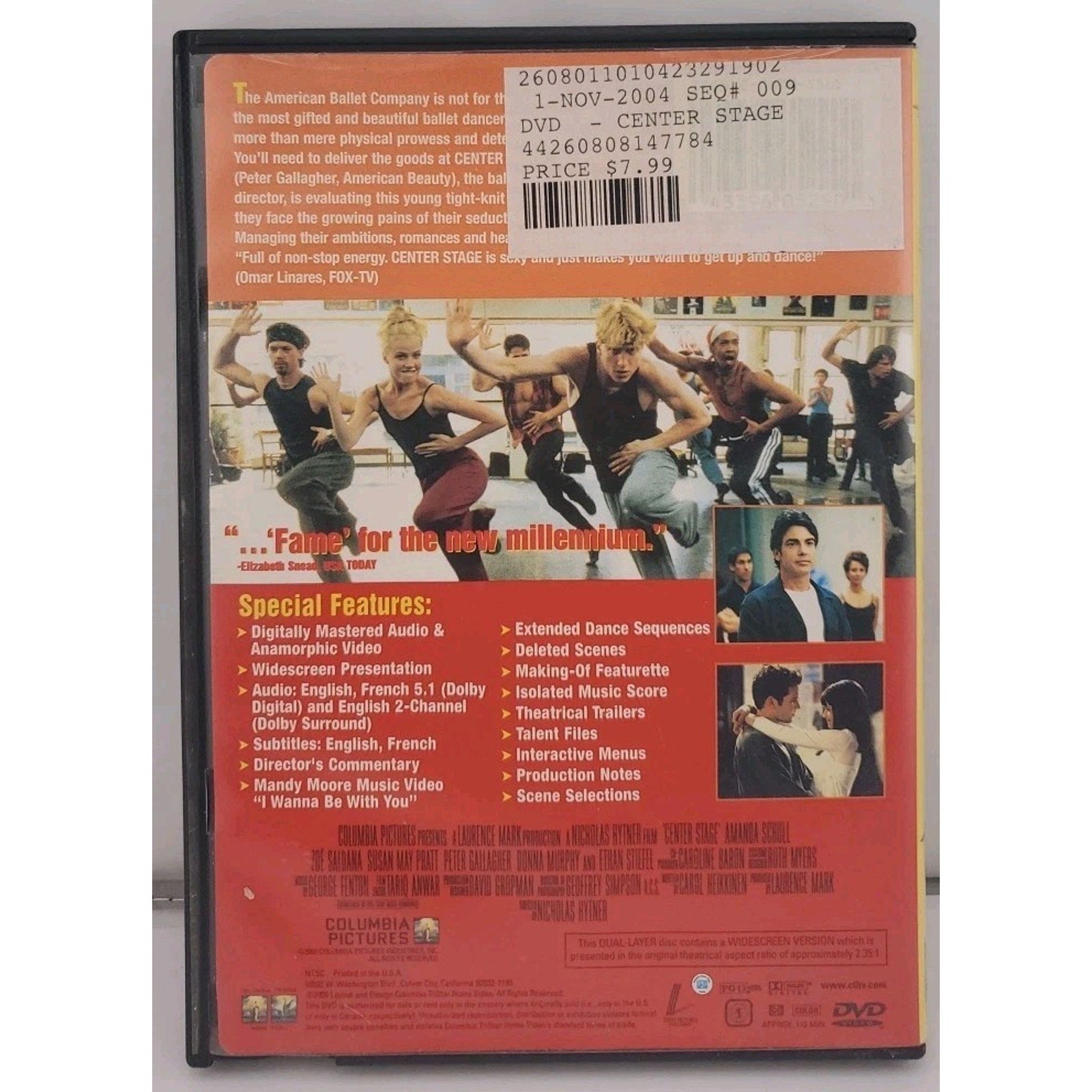 Center Stage (DVD, 2000)
