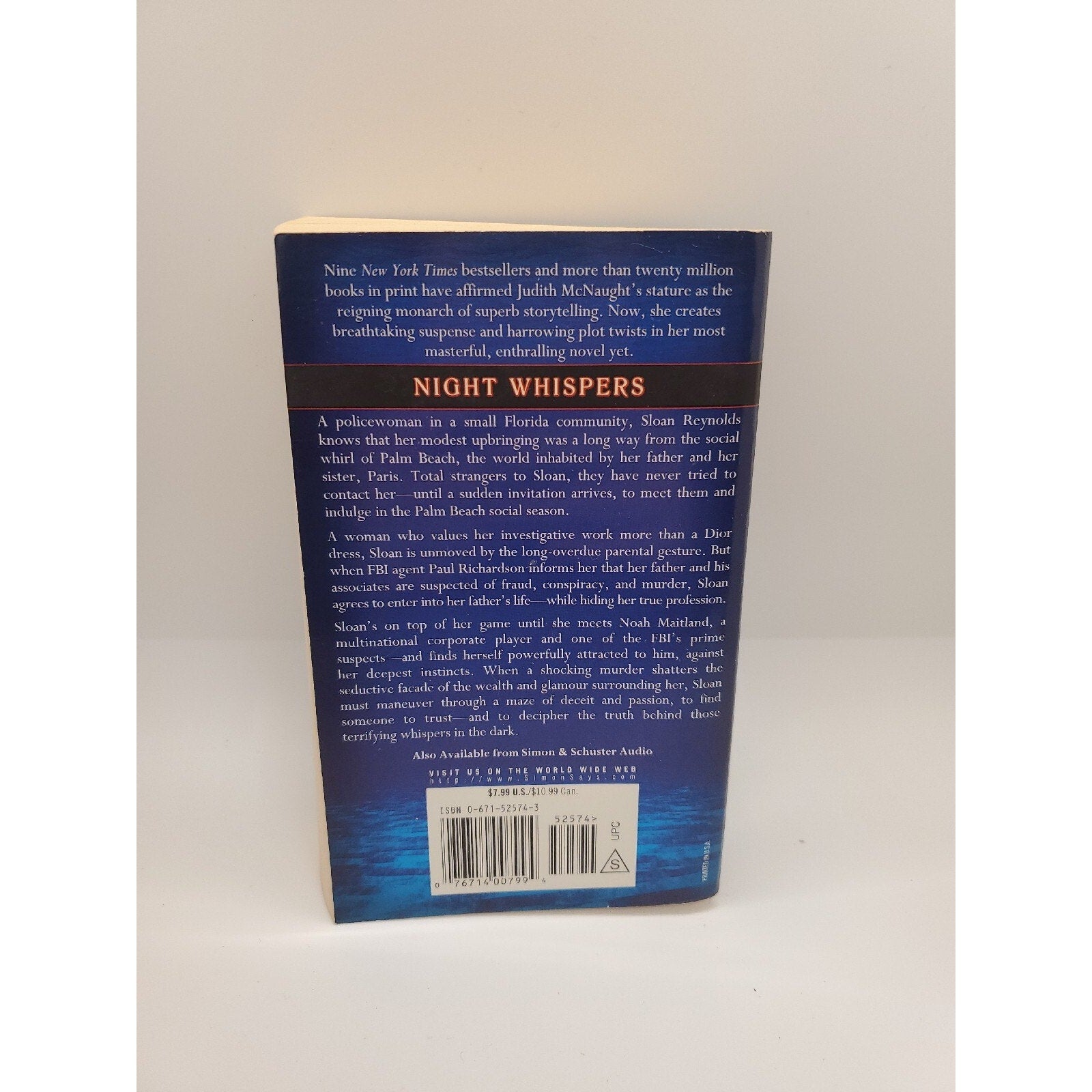 The Paradise Ser.: Night Whispers by Judith McNaught (1999, Mass Market)