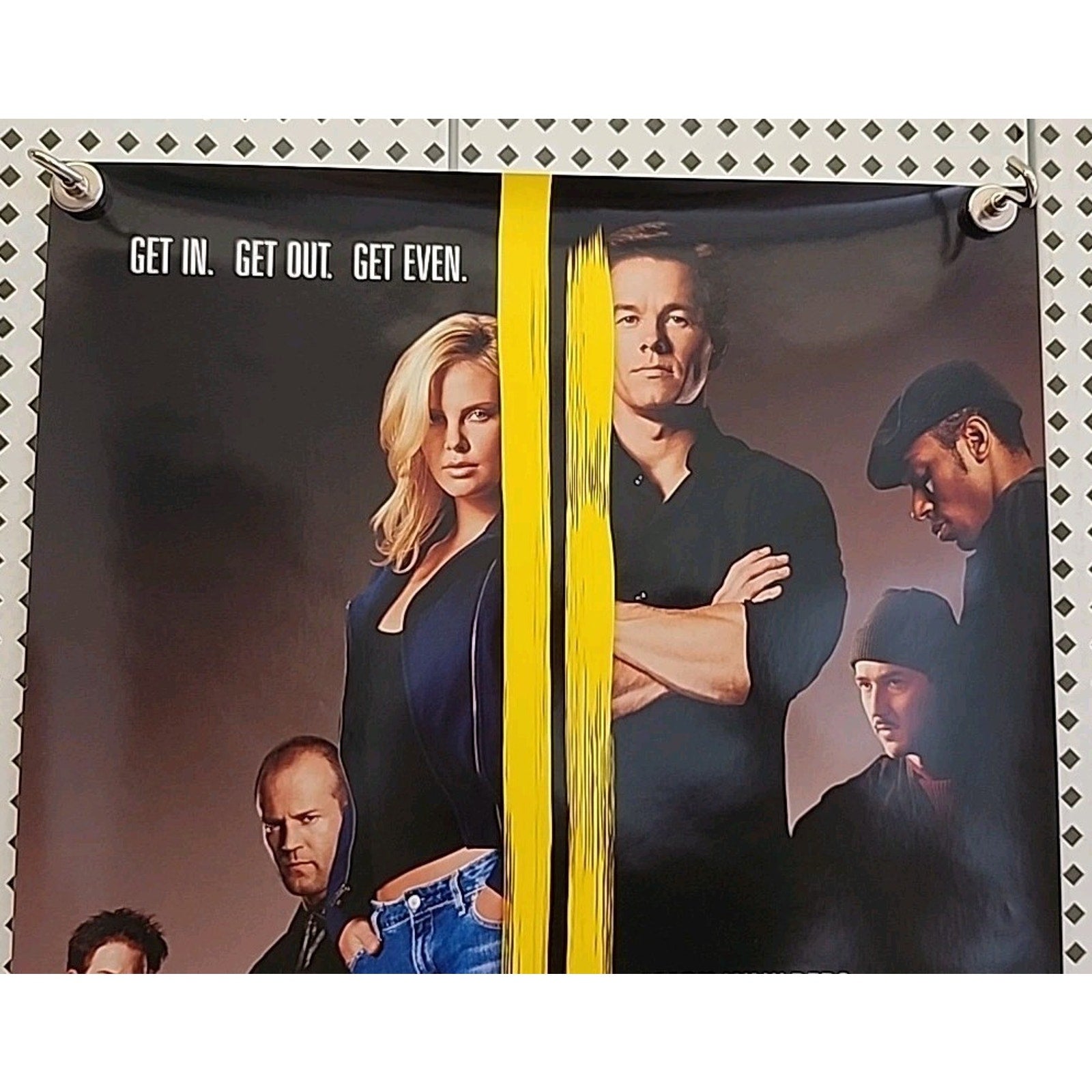 The Italian Job Movie Poster - Mark Wahlberg, Charlize Theron - 13 x 19.5 inches