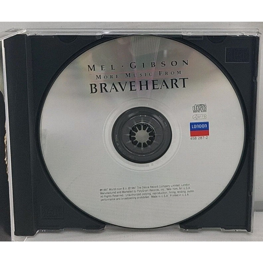 More Music from Braveheart (Original Soundtrack) by Various (CD, 1997)