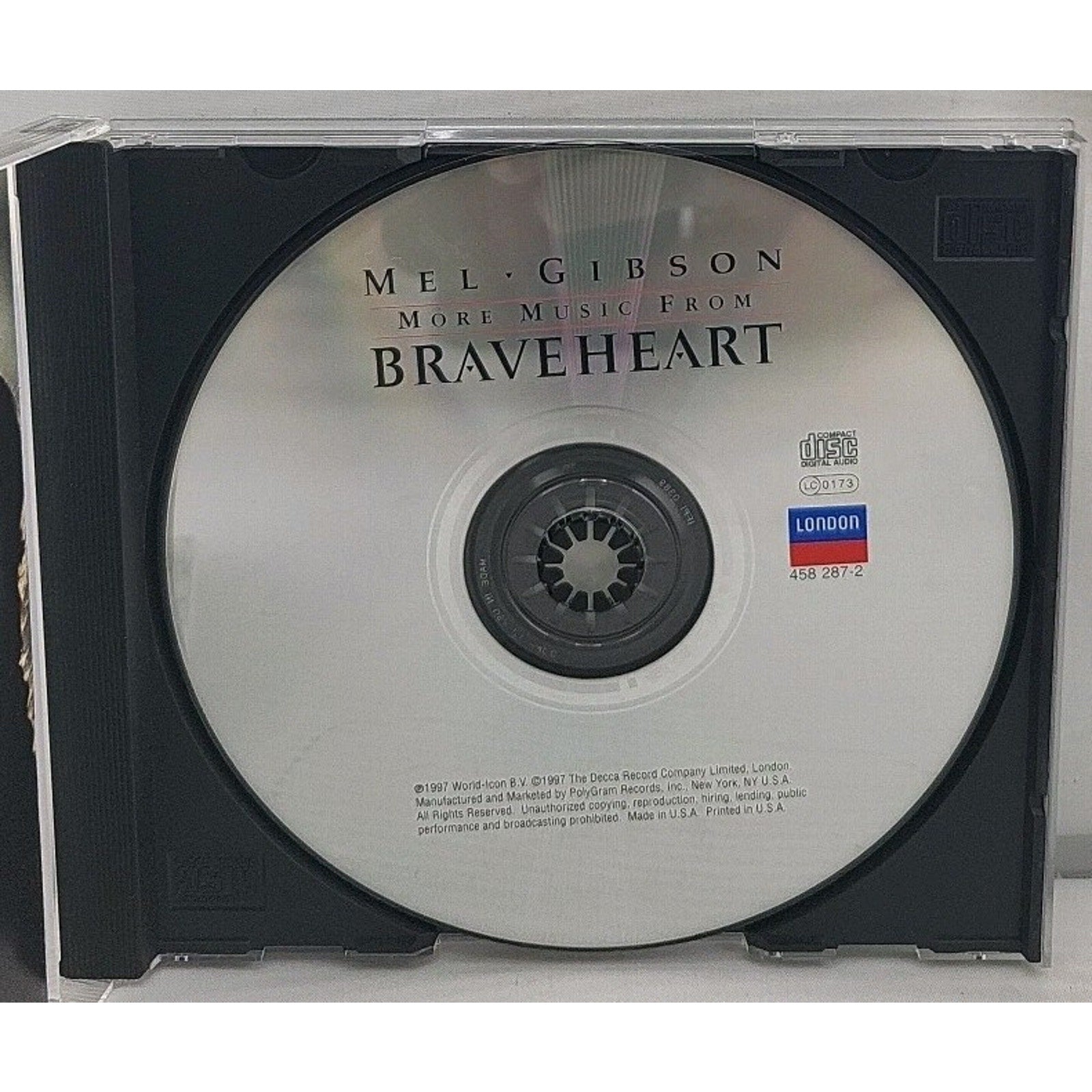 More Music from Braveheart (Original Soundtrack) by Various (CD, 1997)