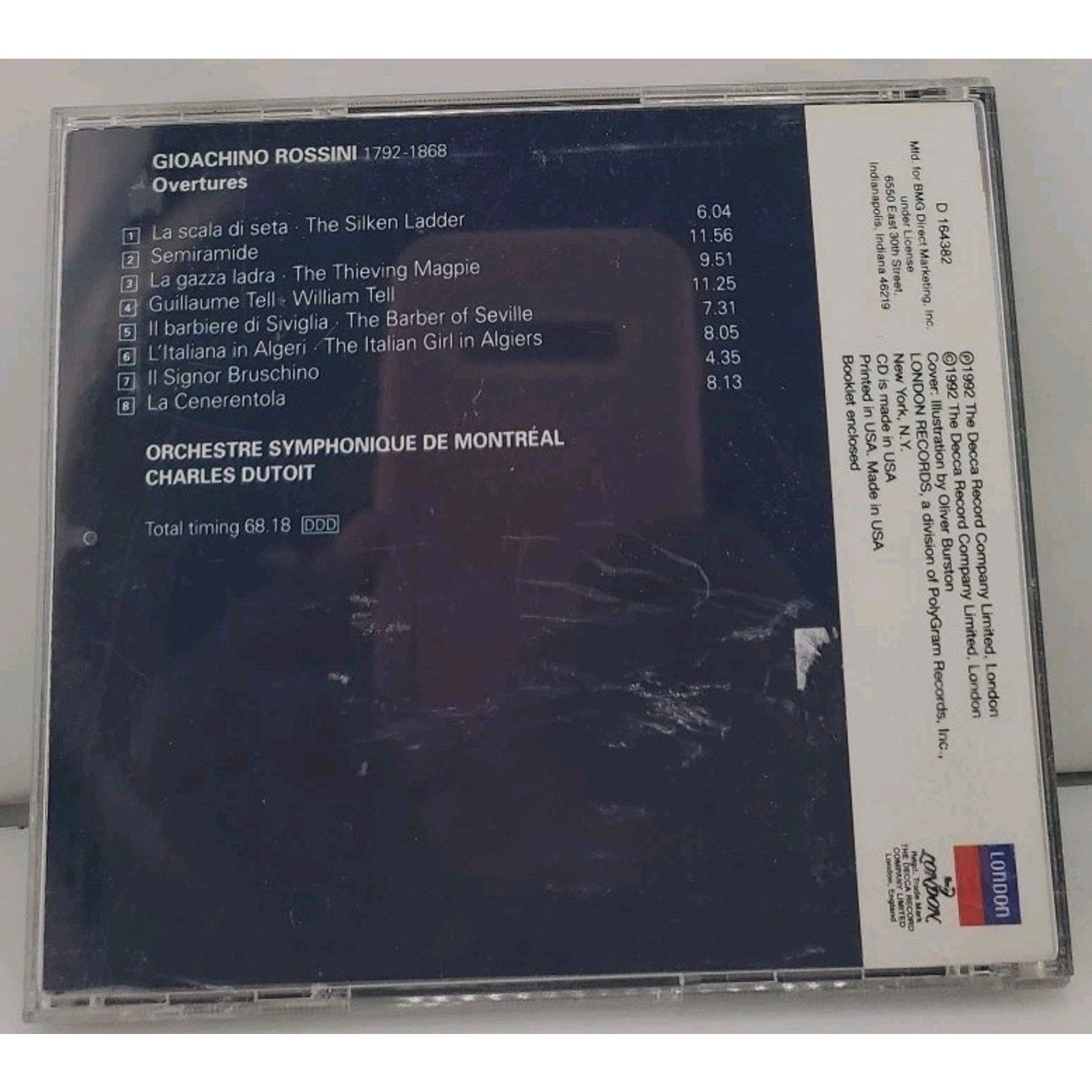 Rossini: 8 Overtures CD