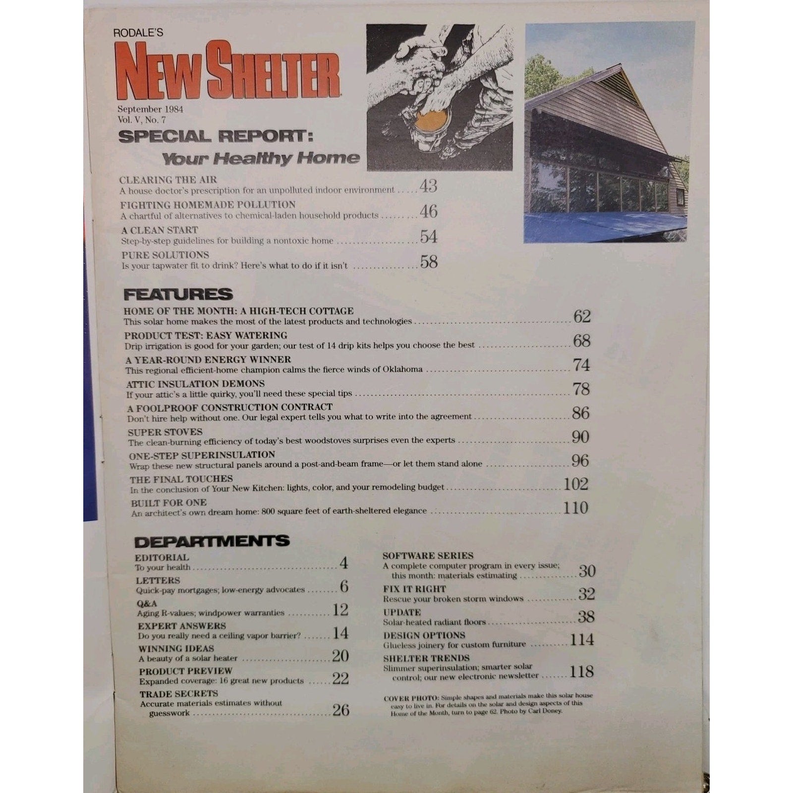 Magazine Rodale's New Shelter September 1983