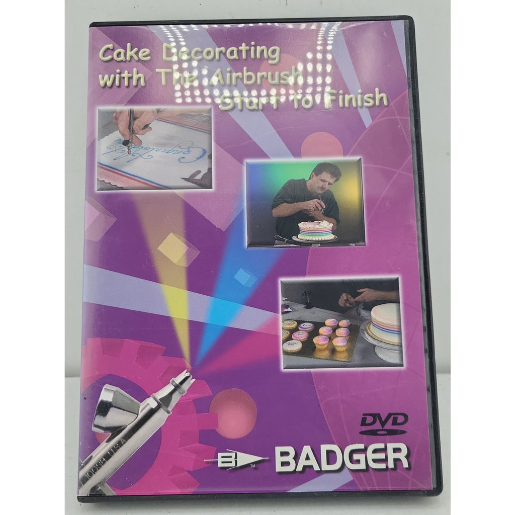 Badger Air Brush Co DVD 108 Cake Decorating Airbrushing