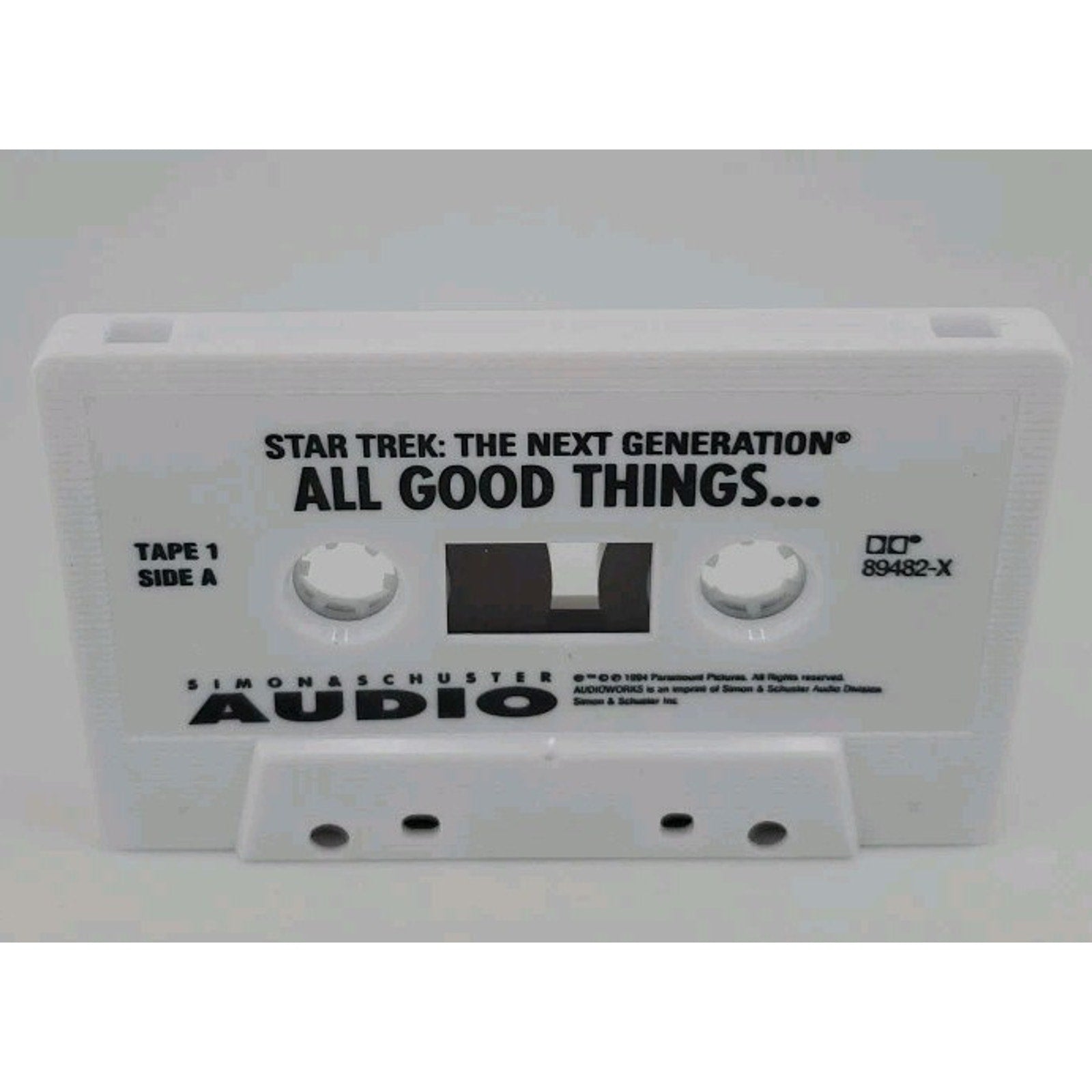Star Trek The Next Generation All Good Things Audiobook 2 Cassettes
