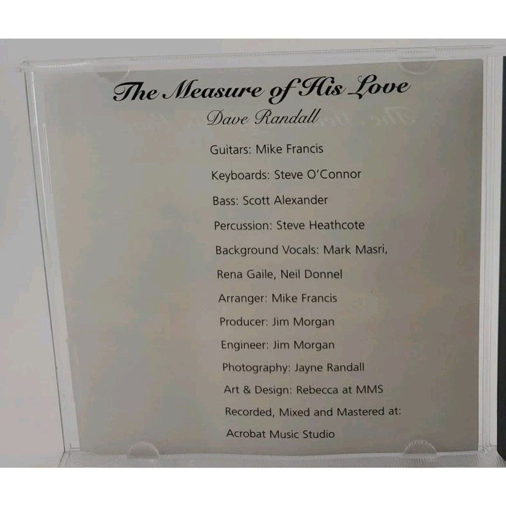 Dave Randall - The Measure of His Love (CD)