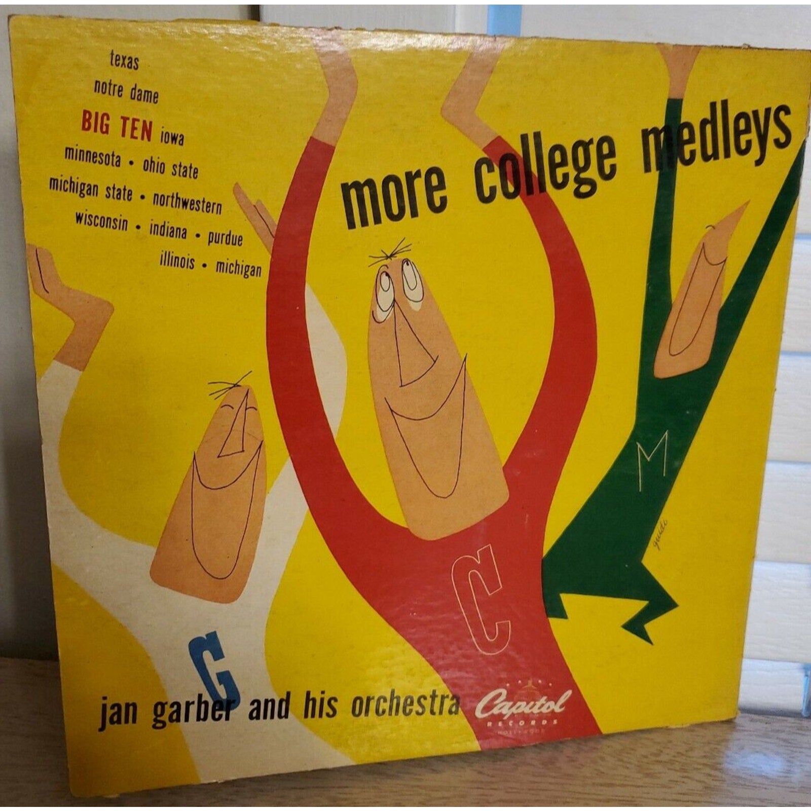 More College Medleys by Jan Garber's Orchestra Capital Records BIG TEN
