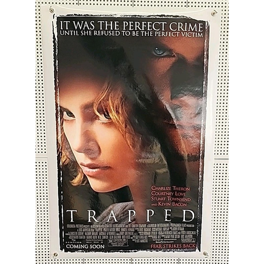 Trapped Movie Poster 2 Sided Original Rolled 27x40 Charlize Theron