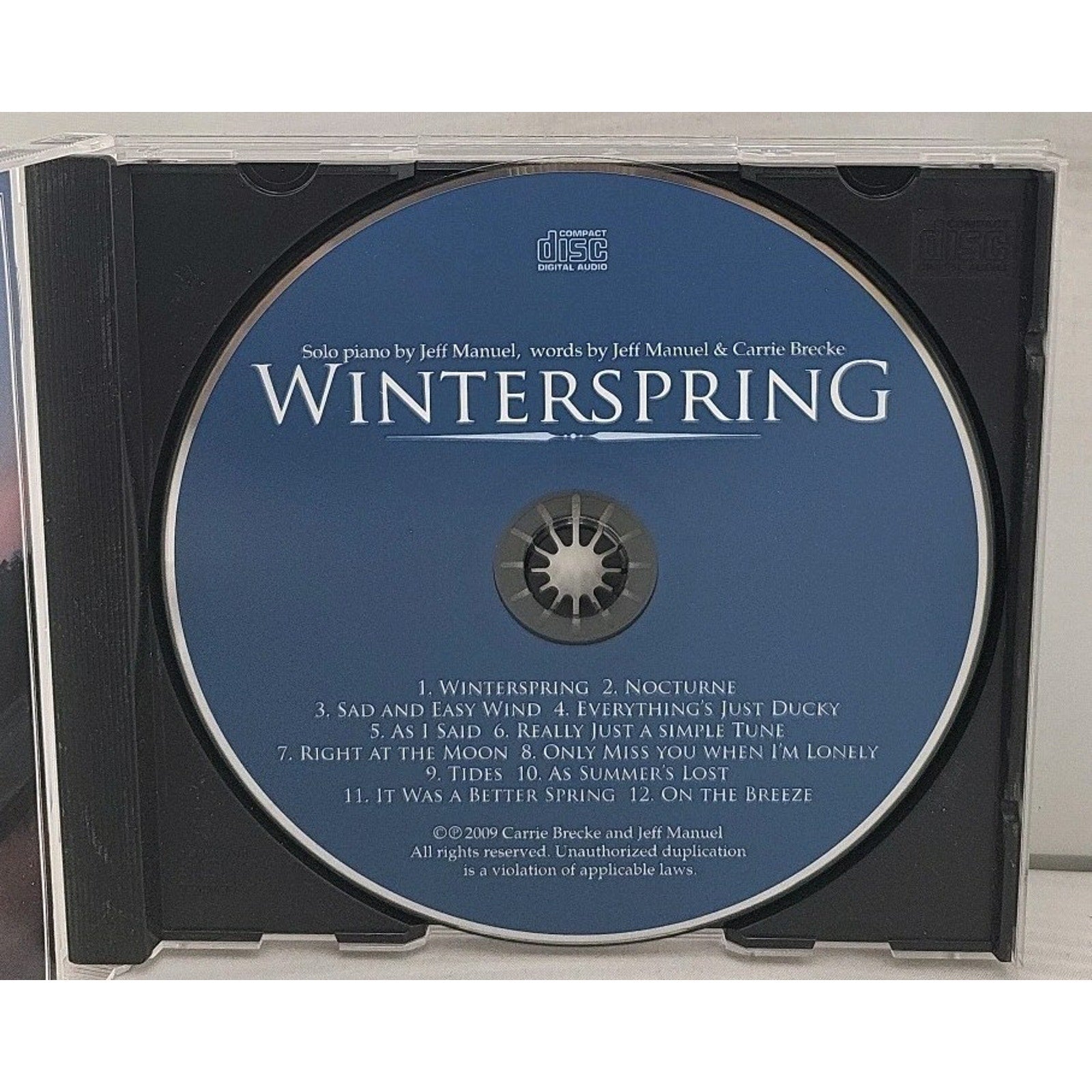 Winterspring by Jeff Manuel (CD, 2009)