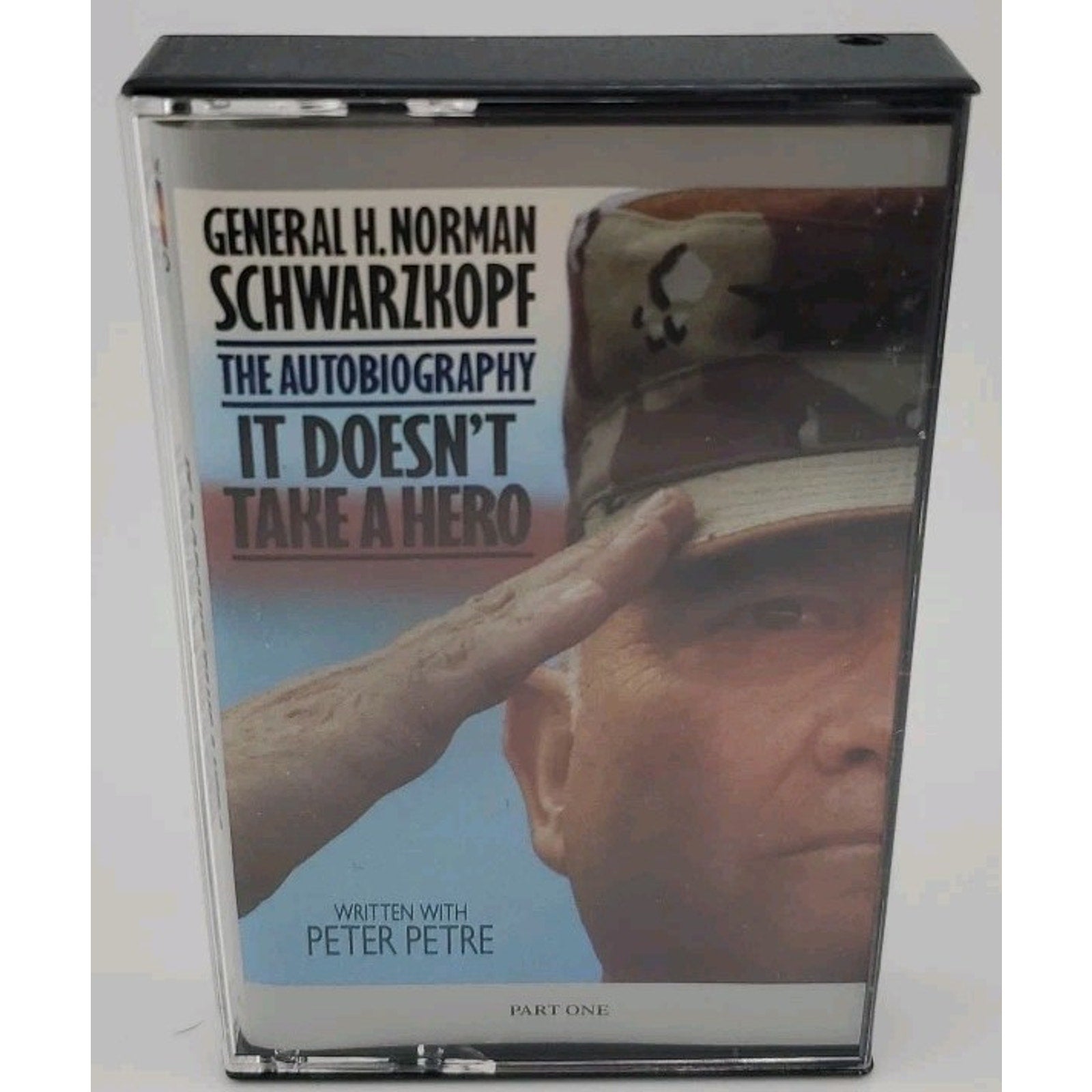 General H. Norman Schwarzkopf It Doesnt Take A Hero 4 Parts Cassette