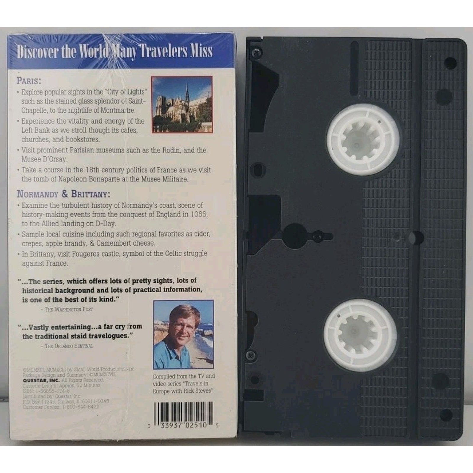 Travel the World: France - Paris, Normandy Brittany (VHS, 1998)