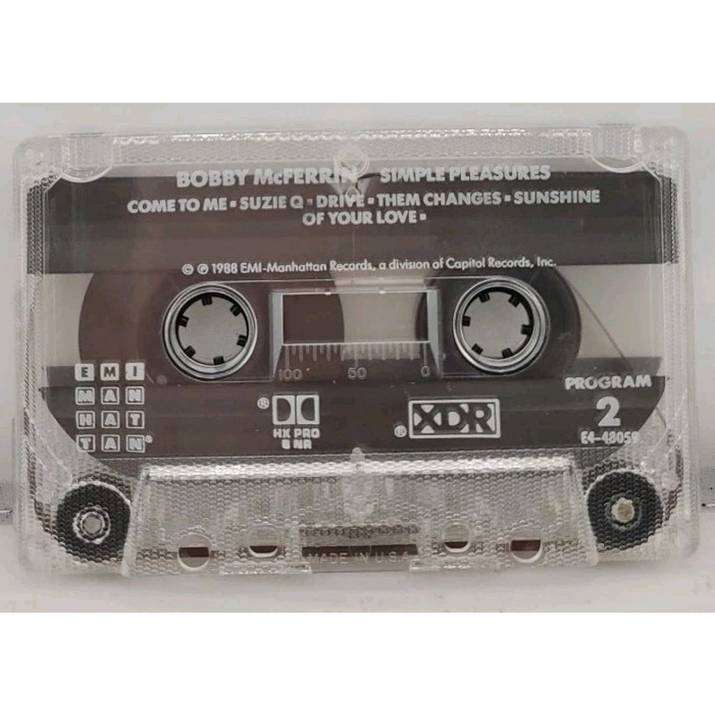 Simple Pleasures by Bobby Mcferrin (Cassette, 1990)