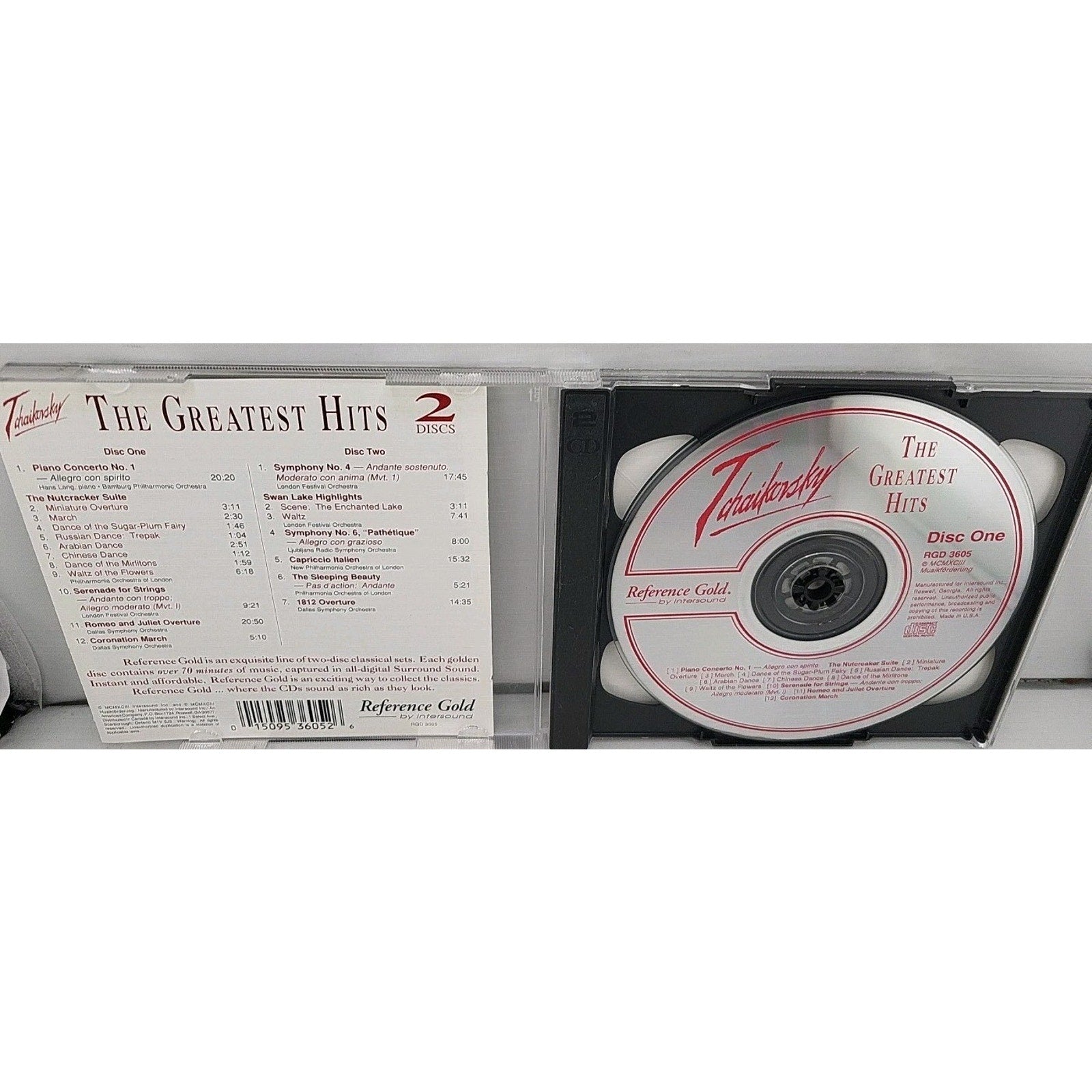 Greatest Hits by P.I. Tchaikovsky (CD, 1994) 2 Disc