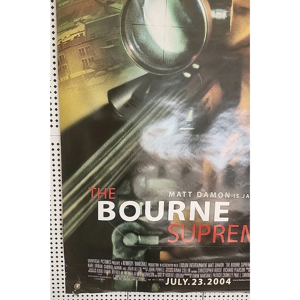 Bourne Supremacy Movie Poster 2 Sided Original 27x40 Matt Damon