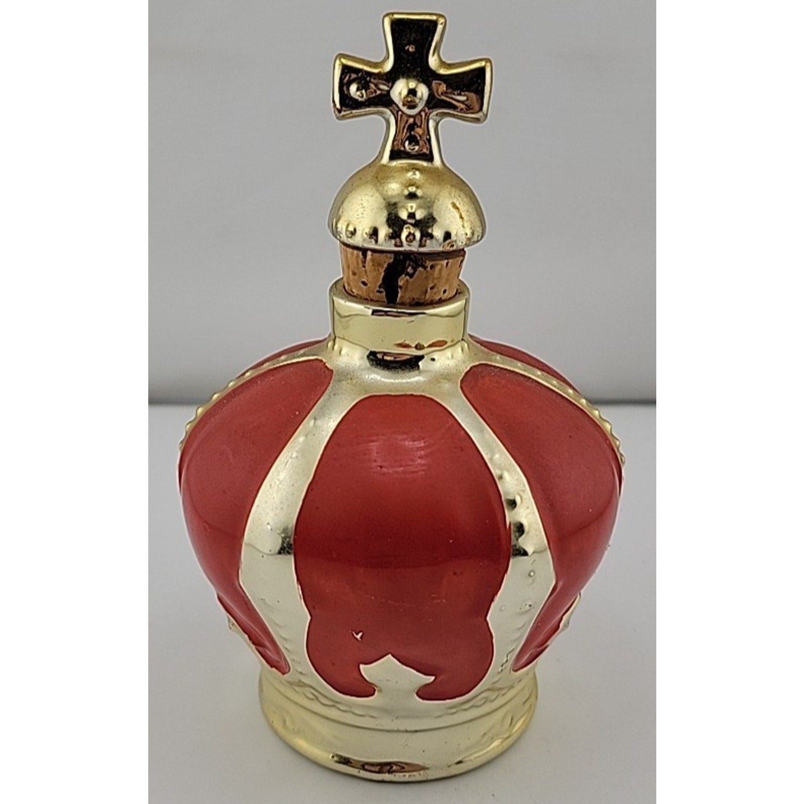 Antique Royal Crown Decanter Perfume - Central European Porcelain, 1920-1930