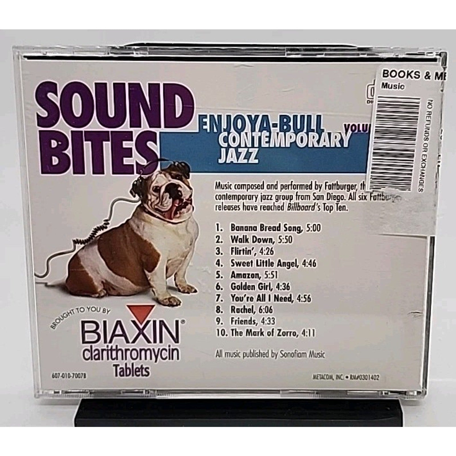 Sound Bites Enjoya Bull Contemporary Jazz Vol. 2 CD