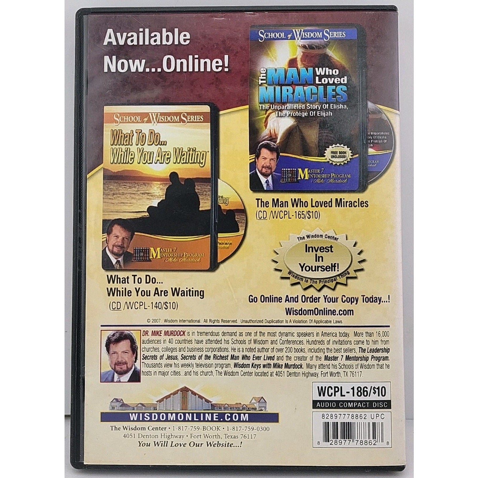 7 Things That Matter To A Woman (DVD 2007) Dr. Mike Murdock