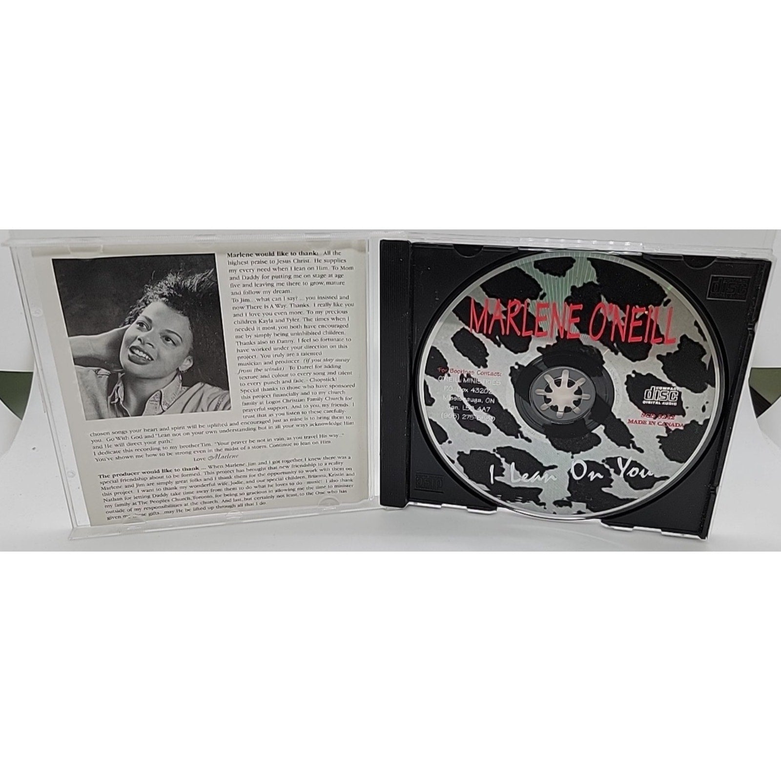 Marlene O'Neill I Lean On You (CD)