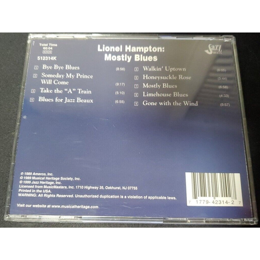 CD - Lionel Hampton - Mostly Blues
