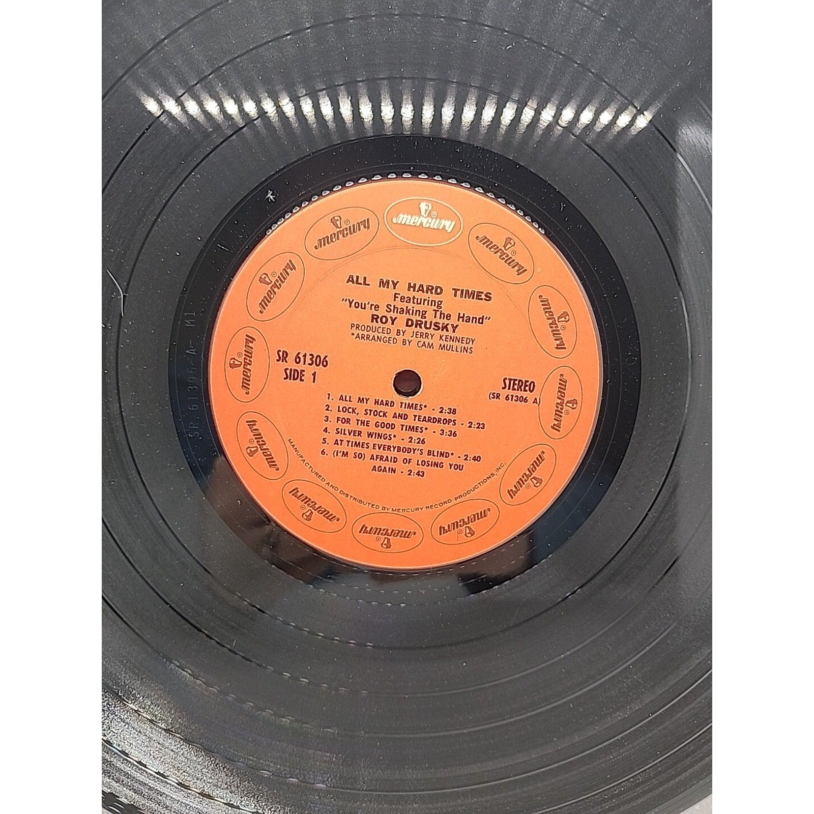 Roy Drusky - All My Hard Times (You're Shaking The Hand) Mercury SR 61306