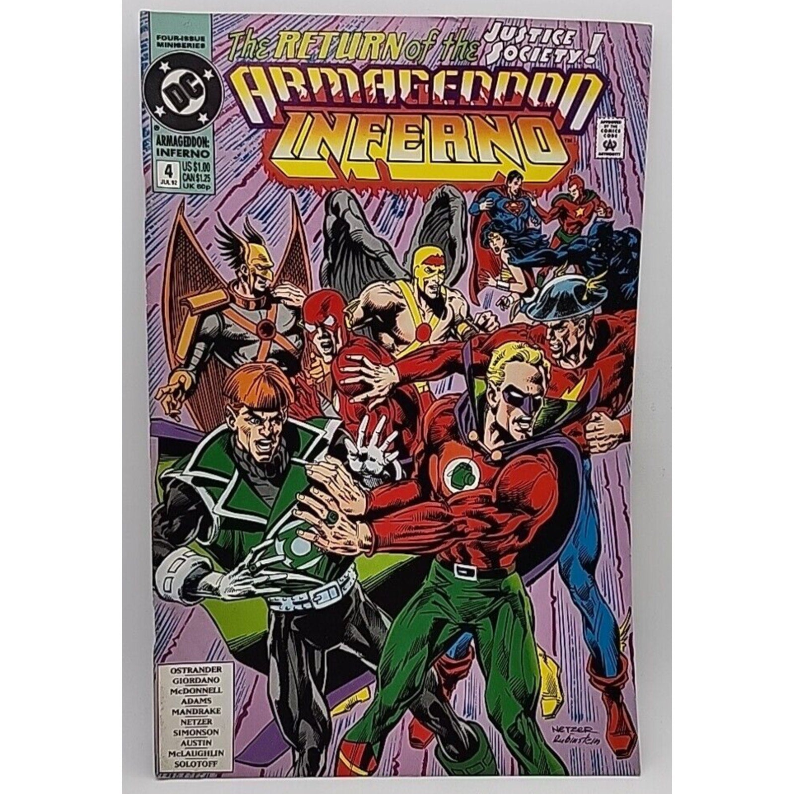 Armageddon Inferno #4 DC Comics 1992