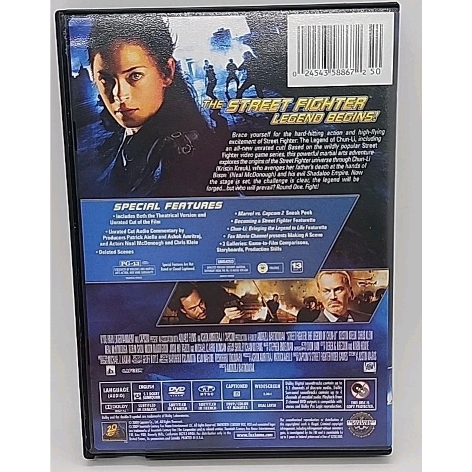 Street Fighter Legend of Chun Li Unrated Rental Exclusive (DVD)