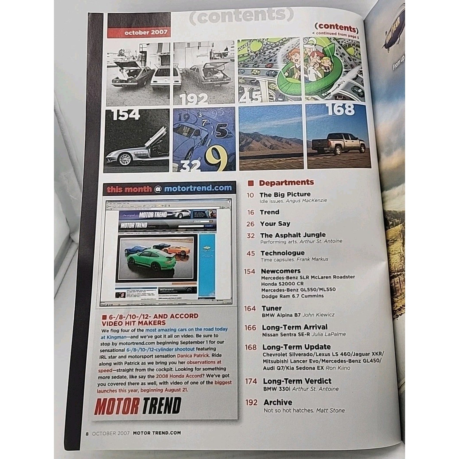 Motor Trend Magazine October 2007