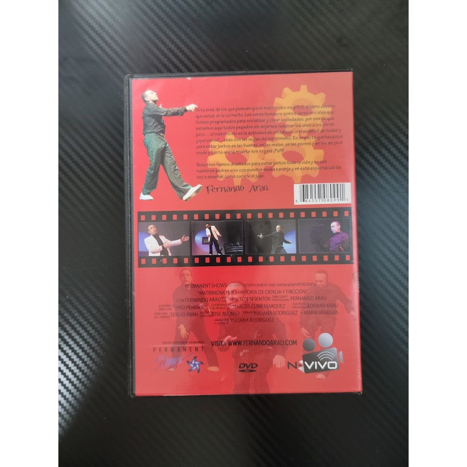 Fernando Arau Matrimonio (DVD) Una Historia de Ciencia y Friccion LN